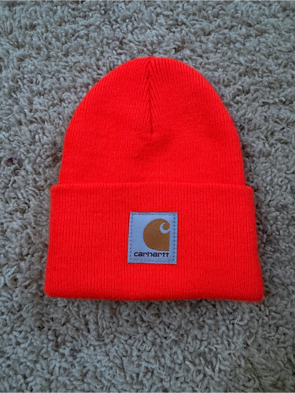 Carhartt Neon Orange Infant/Toddler Beanie